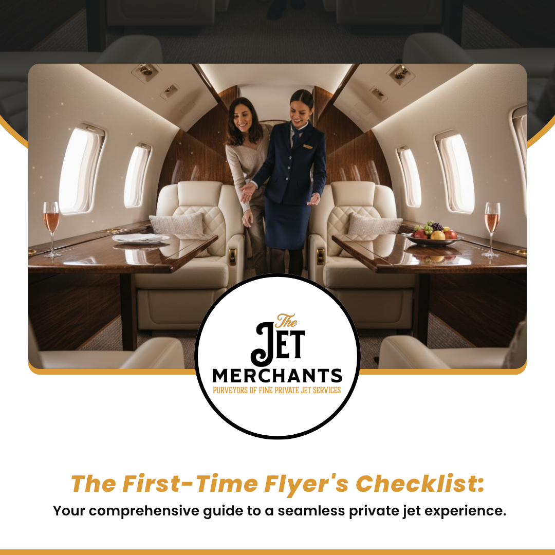The First-Time Flyer’s Checklist: Your comprehensive guide to a seamless private jet experience.